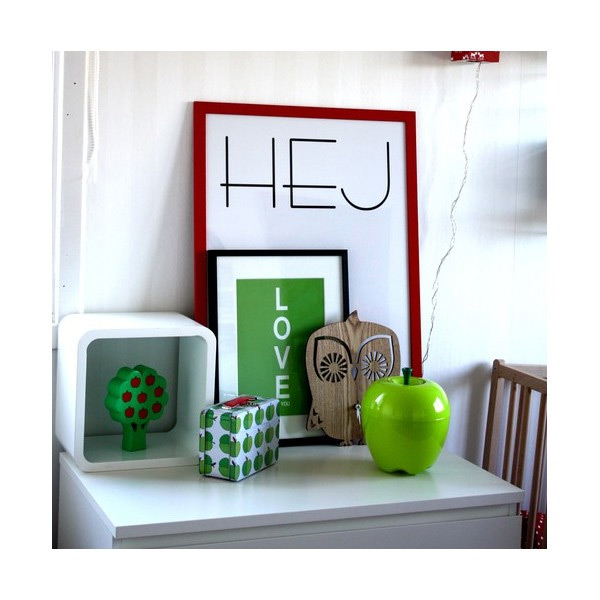 QL10034-GN Контейнер happle мини зеленый Qualy  - Вид №2