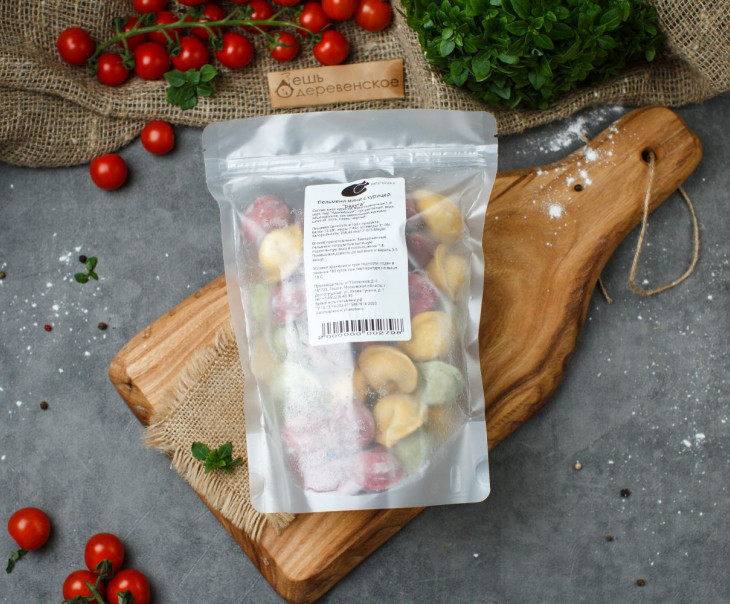 5782 Мини-пельмени с курицей "радуга" Вкусляндия  - Вид №1