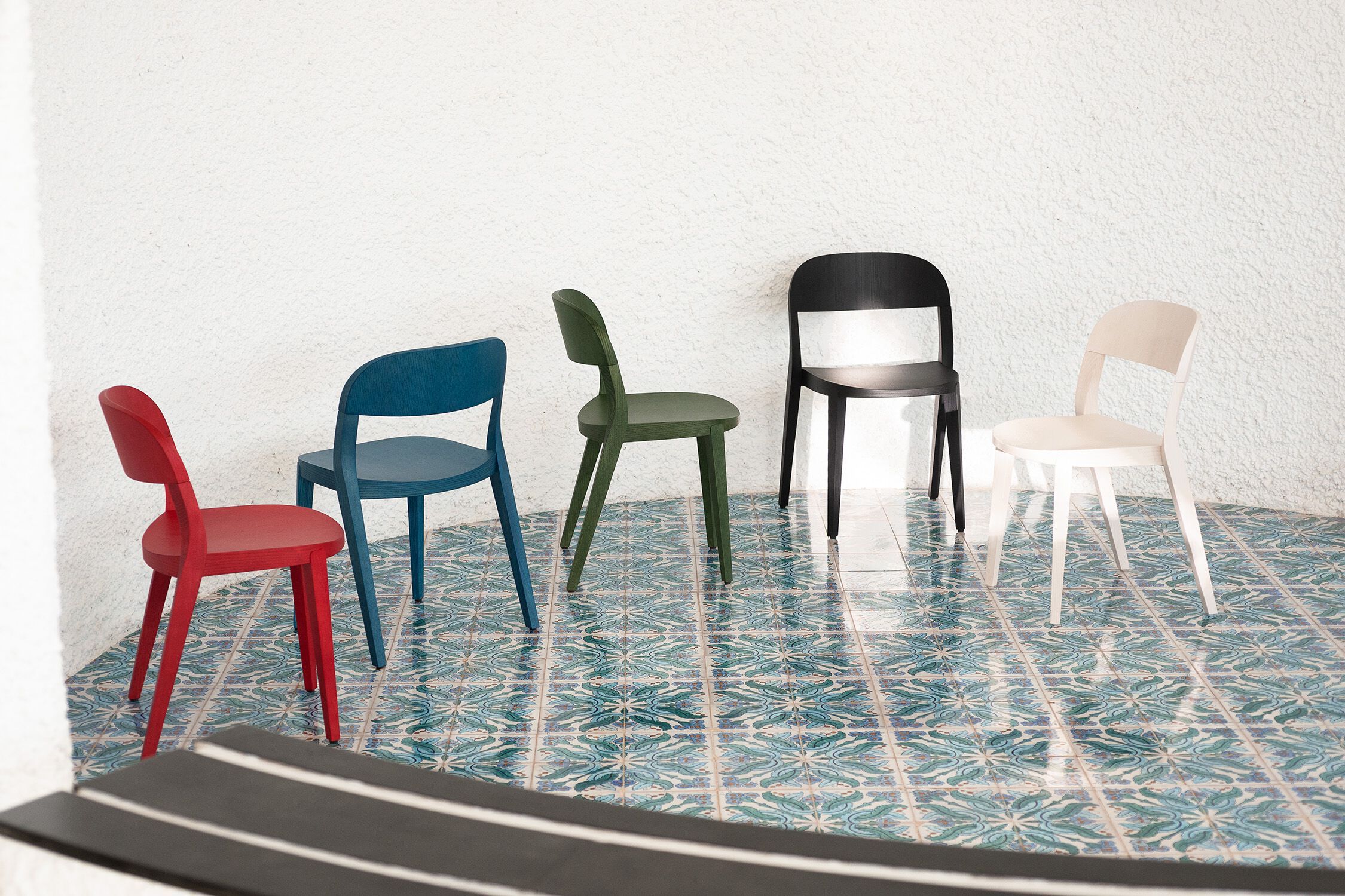 Деревянный штабелируемый стул Potocco минимальная ARCH-00109132 - Вид №11