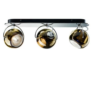 Светильник настенно-потолочный коричневый Fabbian D57G2541 FABBIAN  00-3882556 Коричневый