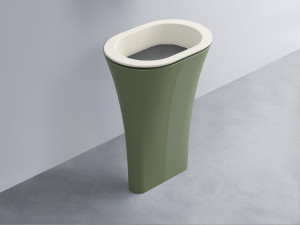 AMLA65-TL+AMPILO-CM+AMCOLO-AG Раковина Amedeo Ovale отдельностоящая cielo Enjoy + Amedeo