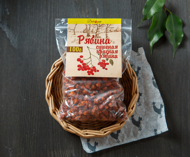 8098 Красная рябина сушеная Вкусляндия 