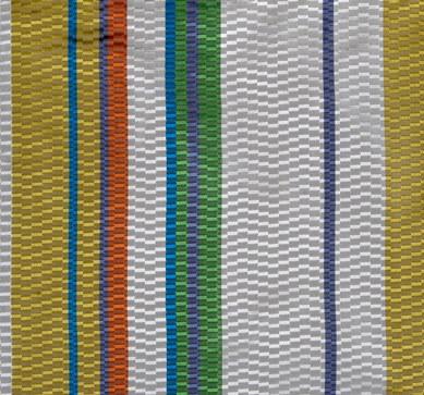 Aldeco Полосатая шелковая ткань для штор Ghute T20088000 2/3/4 - Вид №2