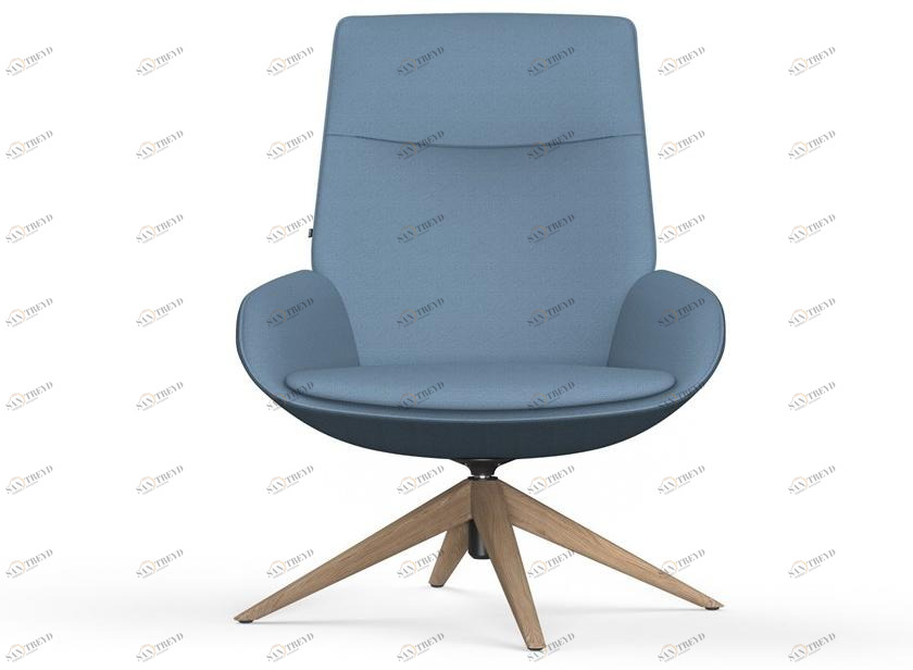 ACTIU Кресло на козелке из ткани с подлокотниками Noom sun-id-1416237