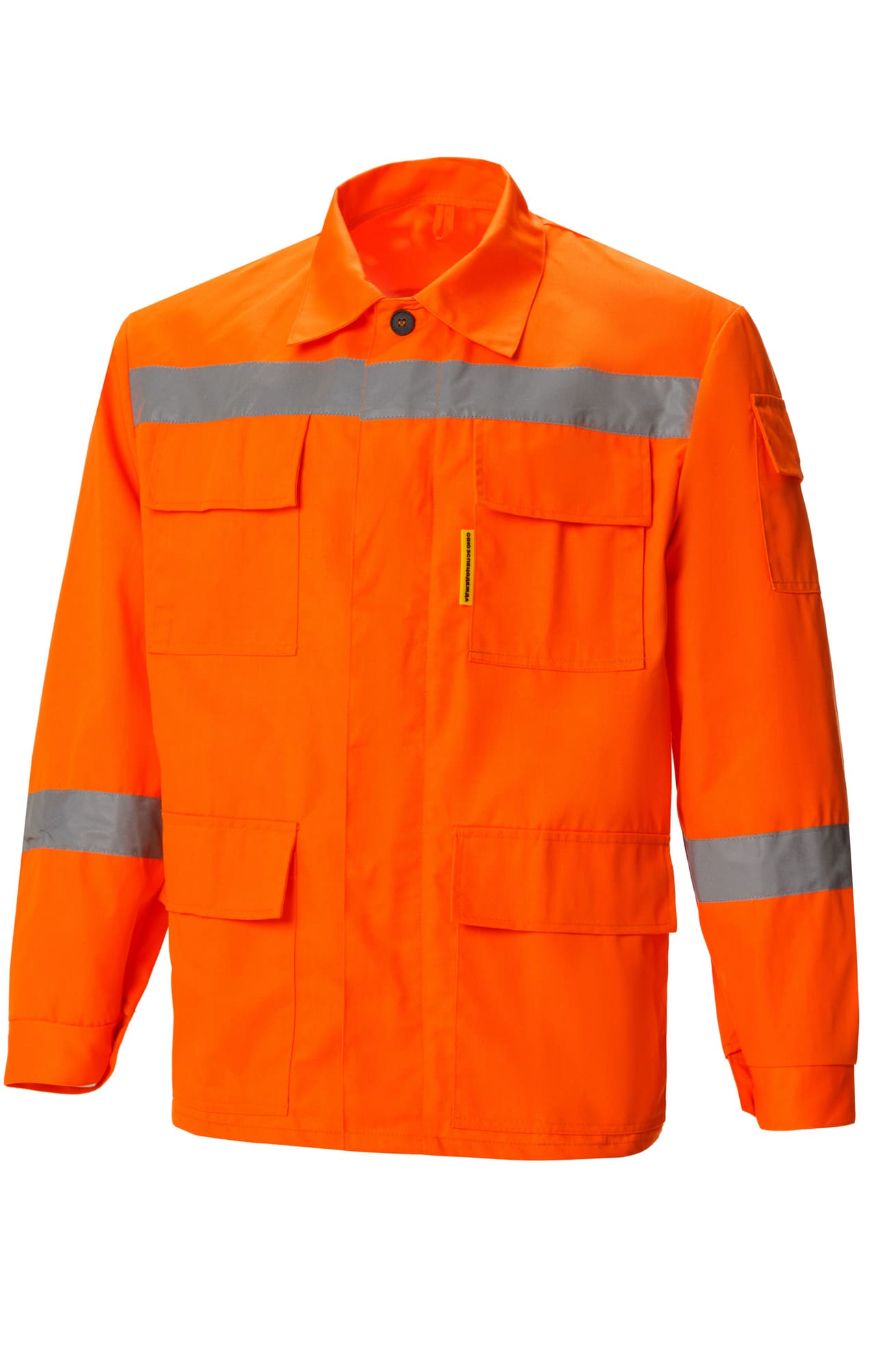 65932 Костюм "Дорожник Флюр" с СВП  Летняя спецодежда  размер 56-58/170-176  - Вид №1