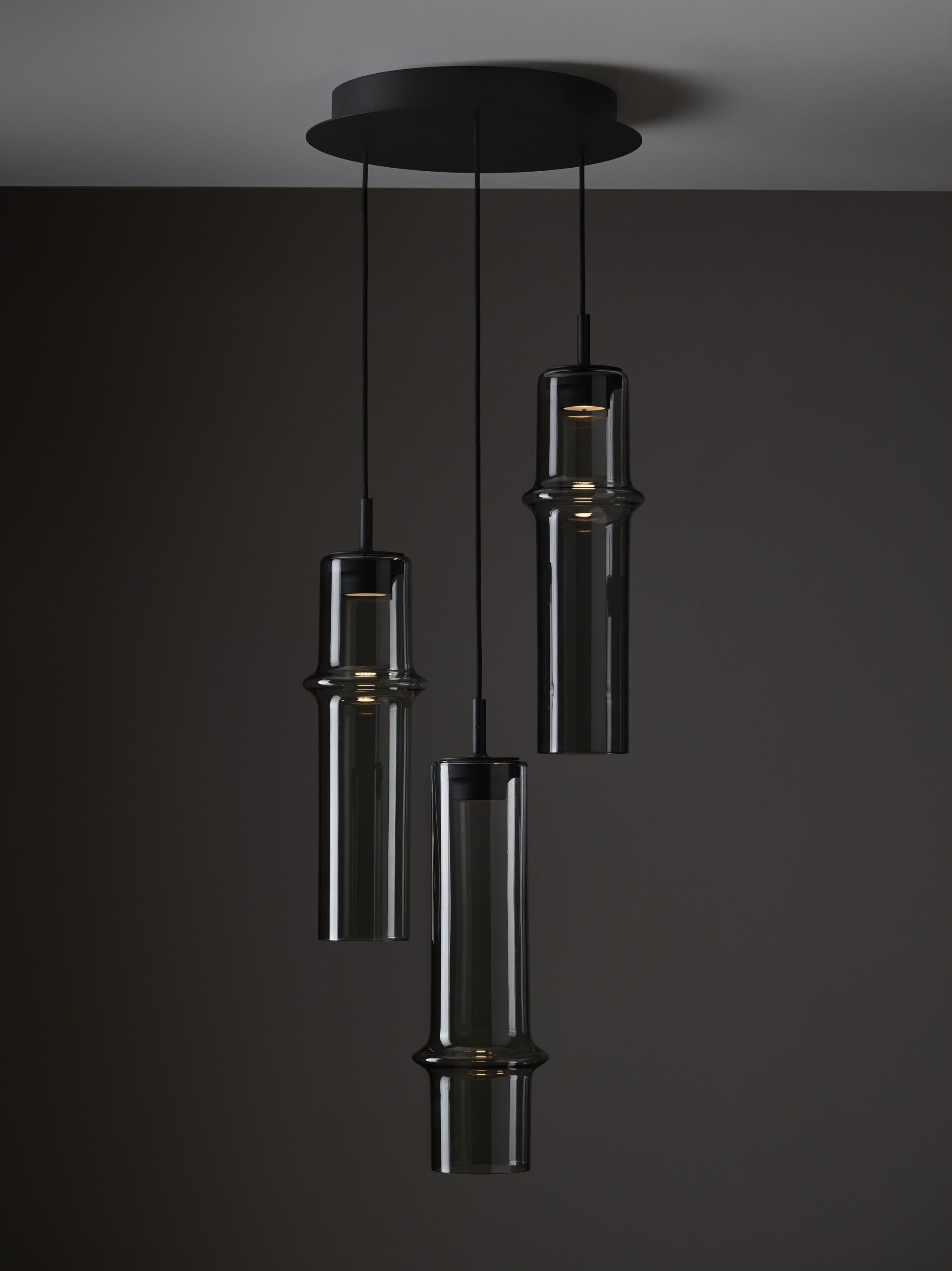 Опаловое стекло ручной работы светодиодный подвесной светильник BROKIS Бамбуковый лес ARCH-00149617 - Вид №35