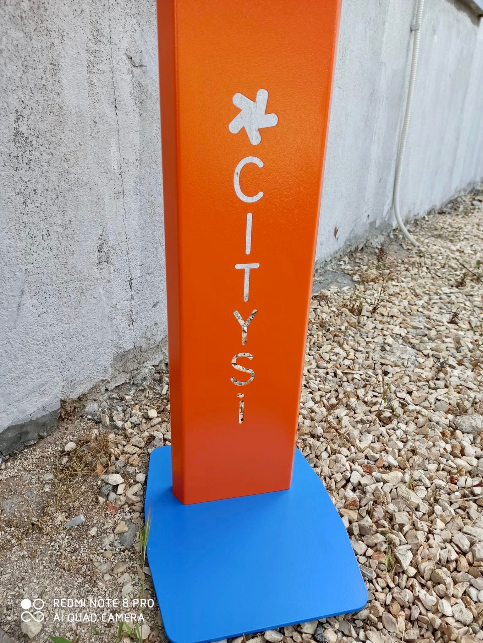 Металлический дезинфицирующий дозатор геля CITYSì SANIF ARCH-00095780 - Вид №5