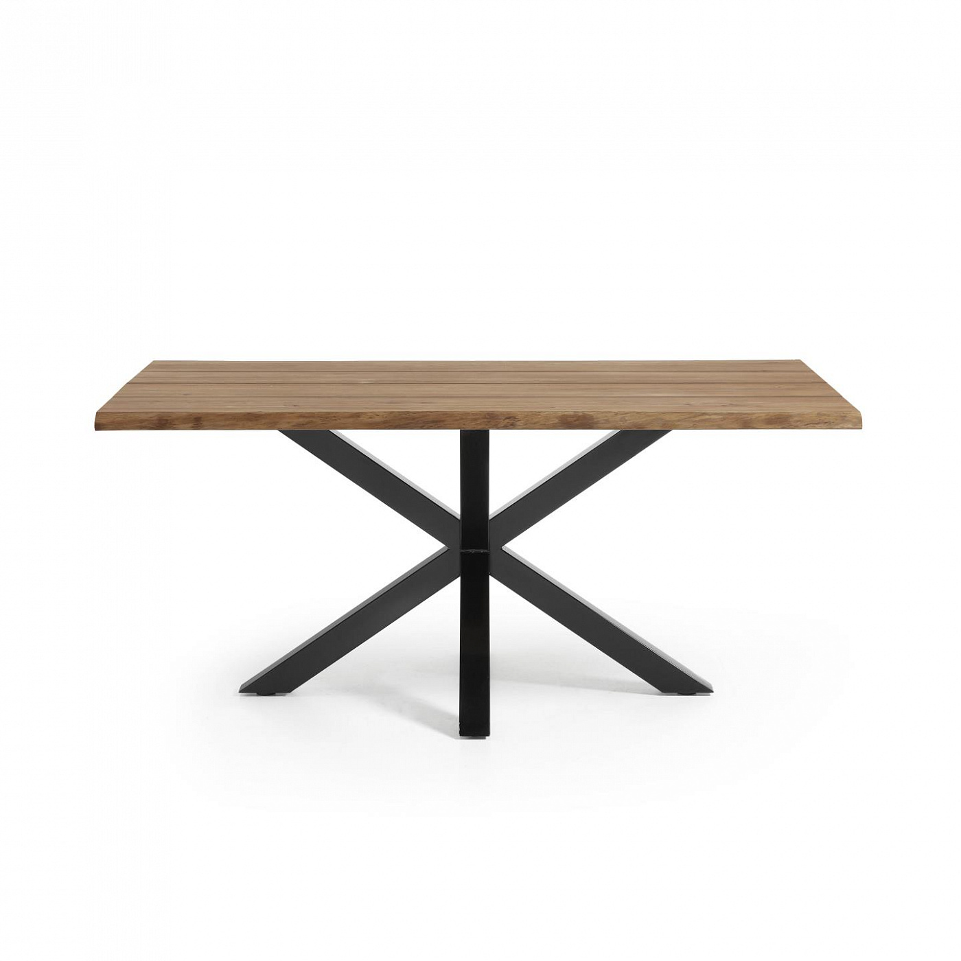 052214 Стол Arya 180x100 Черный, античный дуб La Forma Argo - Вид №2