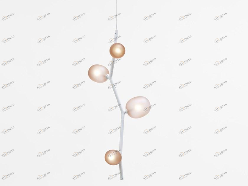 BROKIS Подвесной светильник из дутого стекла и металла Ivy sun-id-1379416