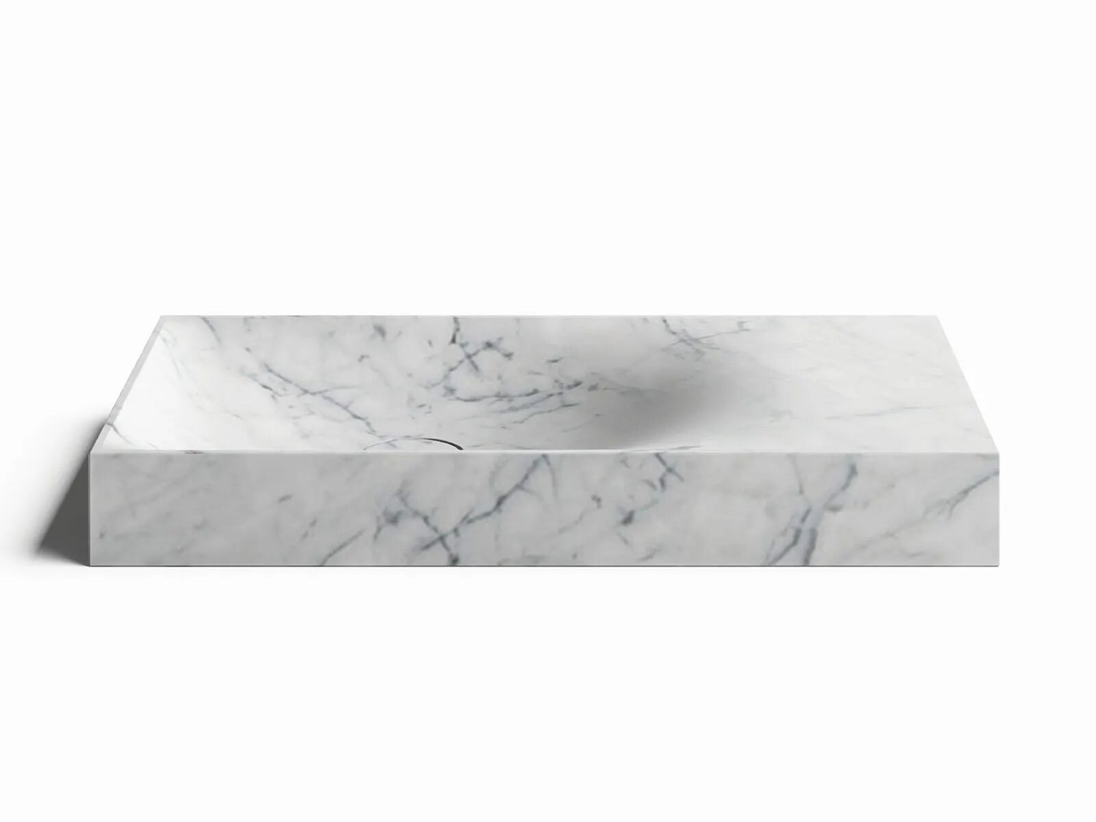Мраморная прямоугольная подвесная раковина Falper ONDA ARCH-00058521