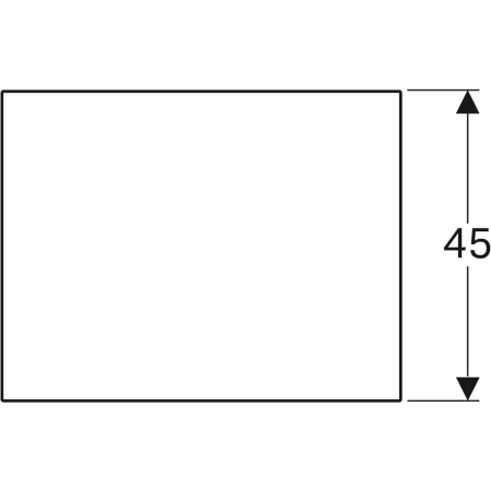 500.524.00.1 Стеклянная полка Geberit Xeno² Geberit  - Вид №2