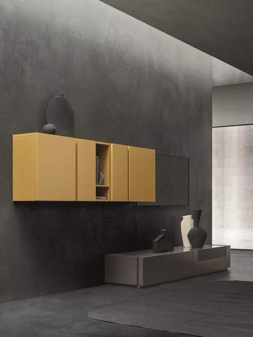 ZANETTE Настенная модульная лакированная стенка для хранения вещей Day moove sun-id-1430768 - Вид №1