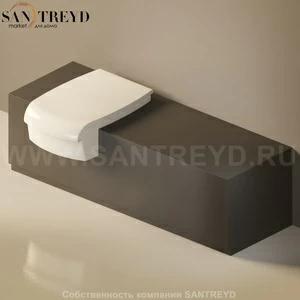 Flaminia UNA Консоль для унитаза или биде от 135 до 200 см черная UNA135WB.7006