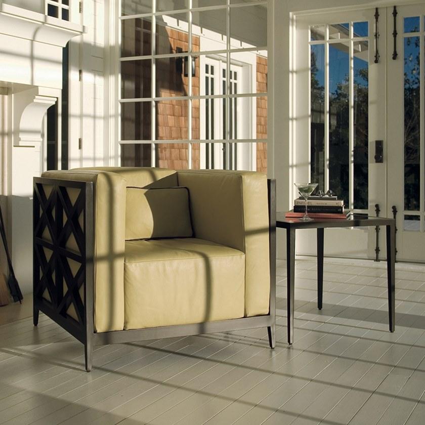 JANUS et Cie Кресло Club из алюминия с порошковым покрытием с подлокотниками Azimuth sun-id-1398127 - Вид №5