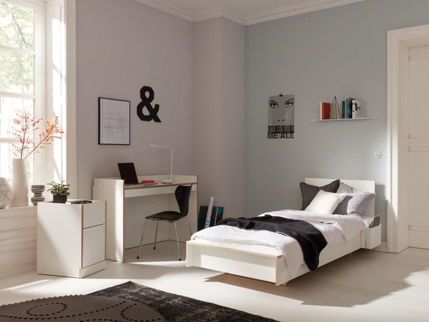 Müller Small Living Прямоугольный письменный стол из фанеры с ящиками Flai Fla100-w - Вид №2