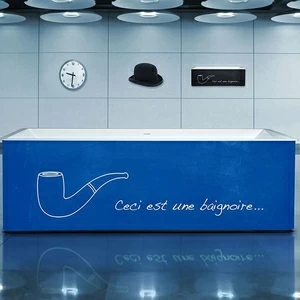 Ванна отдельностоящая Urbain Black Board Royalty Blue