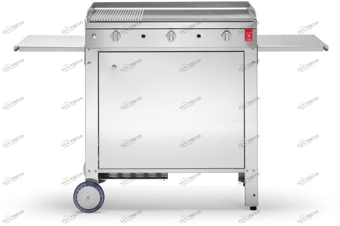 PLA.NET Outdoor Cooking Газовый барбекю из нержавеющей стали Chef sun-id-1492512