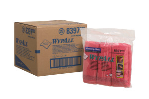 18846510 Микрофибра WypAll сложенная, красный 40x40 см 8397 Kimberly-Clark