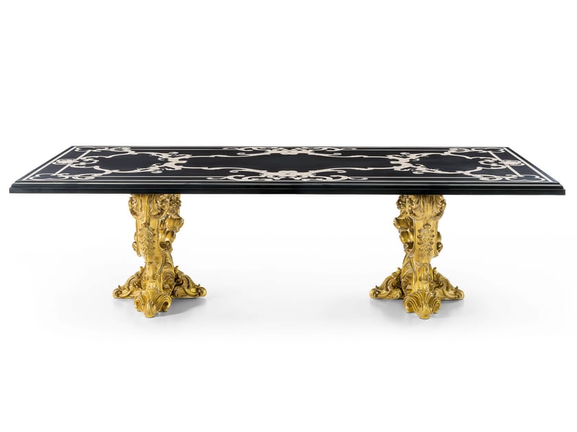 Классический стиль прямоугольный обеденный стол OAK Галерея ARCH-00020095