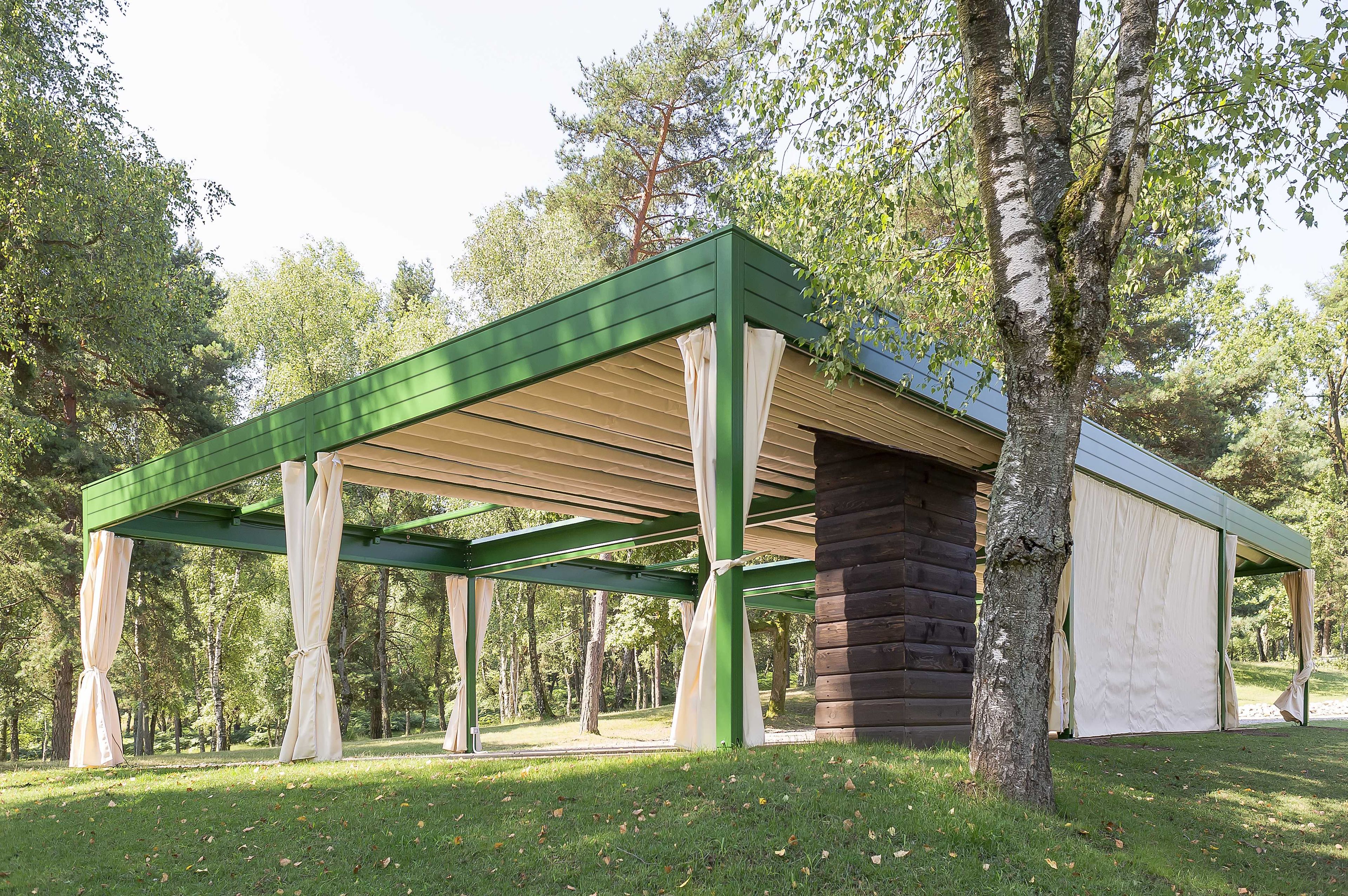 Dehor для баров и ресторанов с ручной выдвижной крышкой L'Officina by Adami AUR ARCH-00134127 - Вид №3