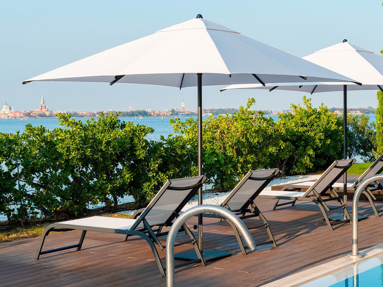 Алюминиевый зонтик и акриловая ткань Crema Outdoor EOS ARCH-00044219