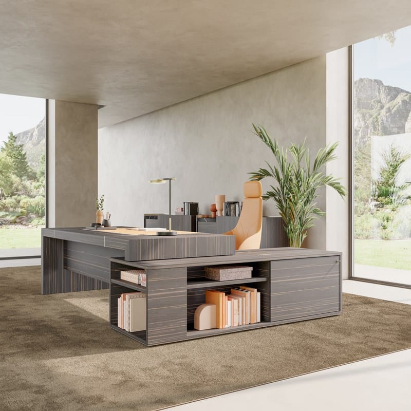 Деревянный исполнительный стол PROF Block 2.0 ARCH-00126139 - Вид №8