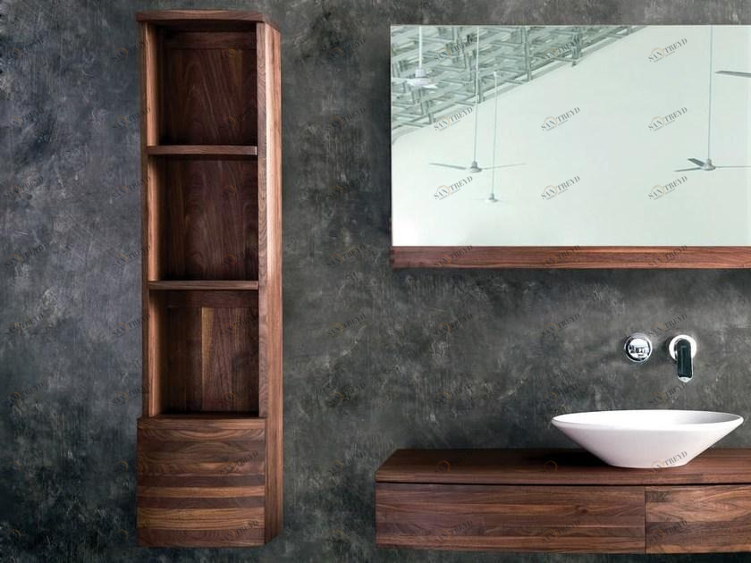 KARPENTER Открытая стенка из дерева с полками Miles sun-id-1461966