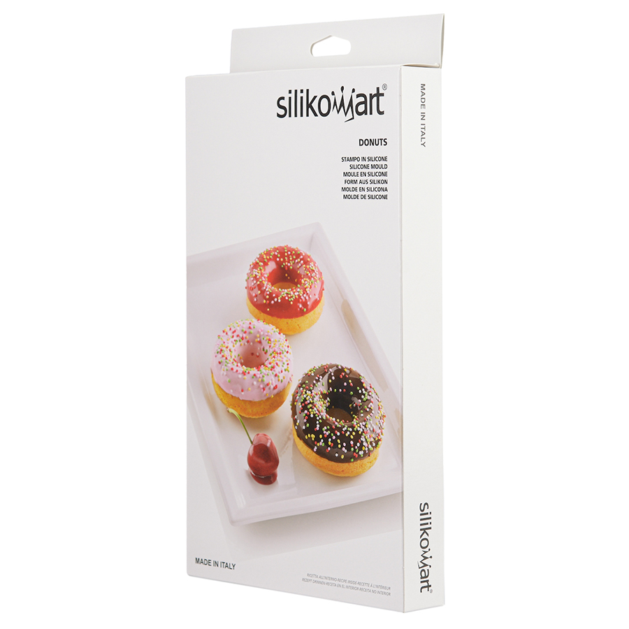 26.170.44.0065 Форма для приготовления пончиков donuts ?7,5 см силиконовая Silikomart  - Вид №1