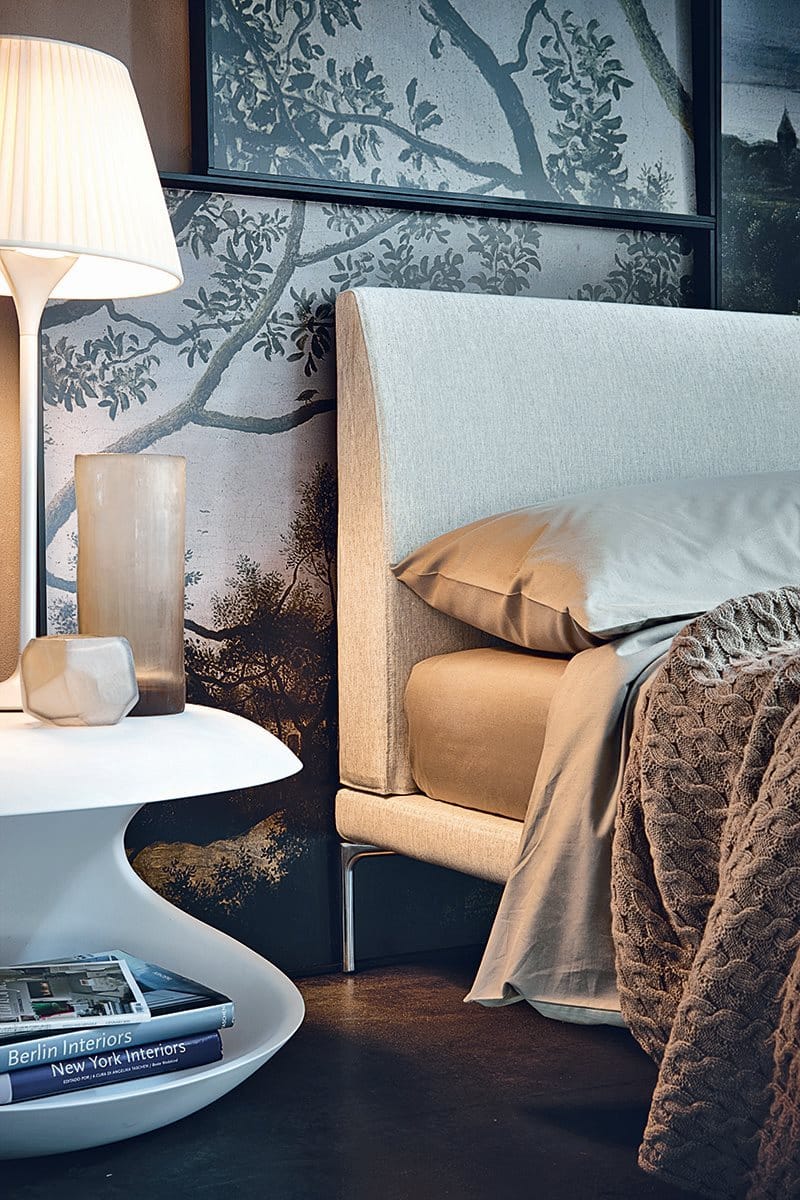 Двуспальная кровать с мягким изголовьем Zanotta TALAMO ARCH-00124949 - Вид №4