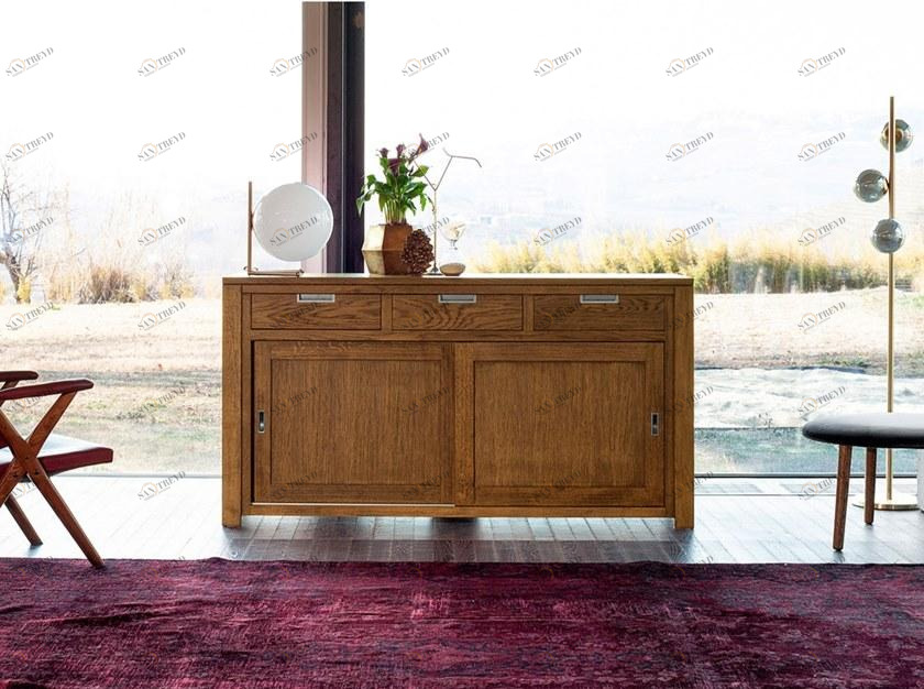 Devina Nais Комод с раздвижными дверцами и ящиками из массива дерева Holand sun-id-1385936