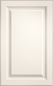 Фасады для кухни Классика Фрезеровка «Прямоугольник 90+» Слоновая кость №559