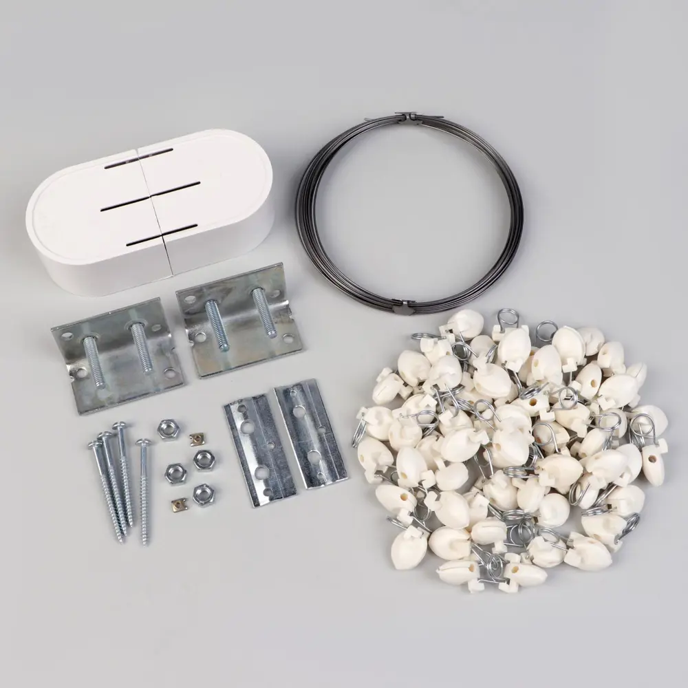90414415 Карниз струнный Simaland 7123364, 10 м, пластик, цвет белый STLM-0816792