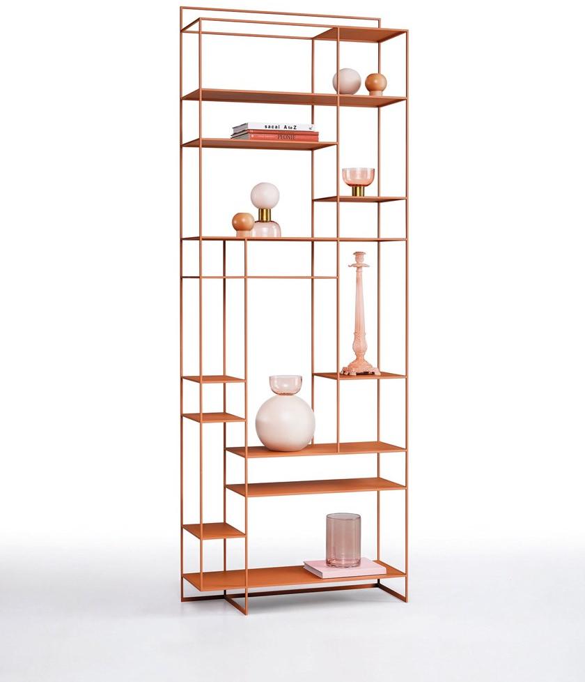 Ronda Design Открытый книжный шкаф из крашеного металла  Lv02 / lv03  - Вид №1