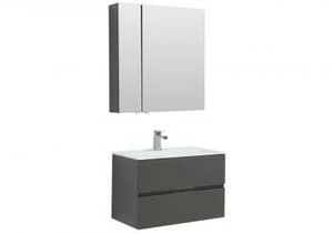 Мебель для ванной Aquanet Алвита 80 серый антрацит