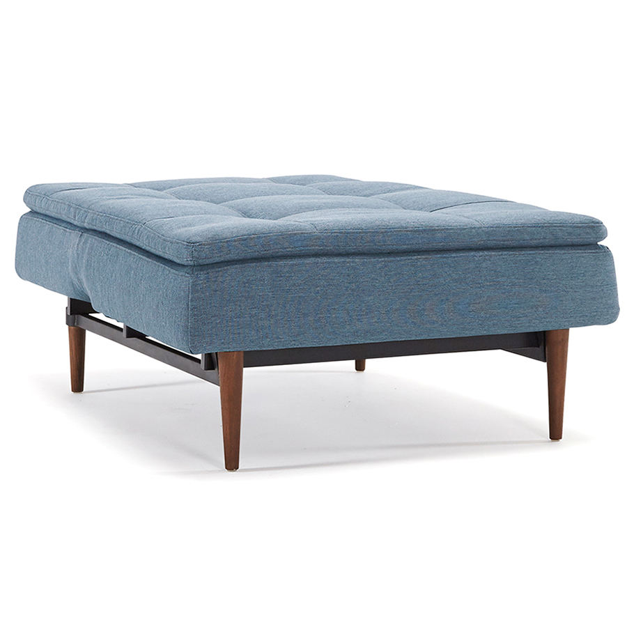 Кресло Dublexo c ножками Styletto из темного дерева и черной рамой, индиго Innovation Living DUBLEXOCH558 - Вид №4