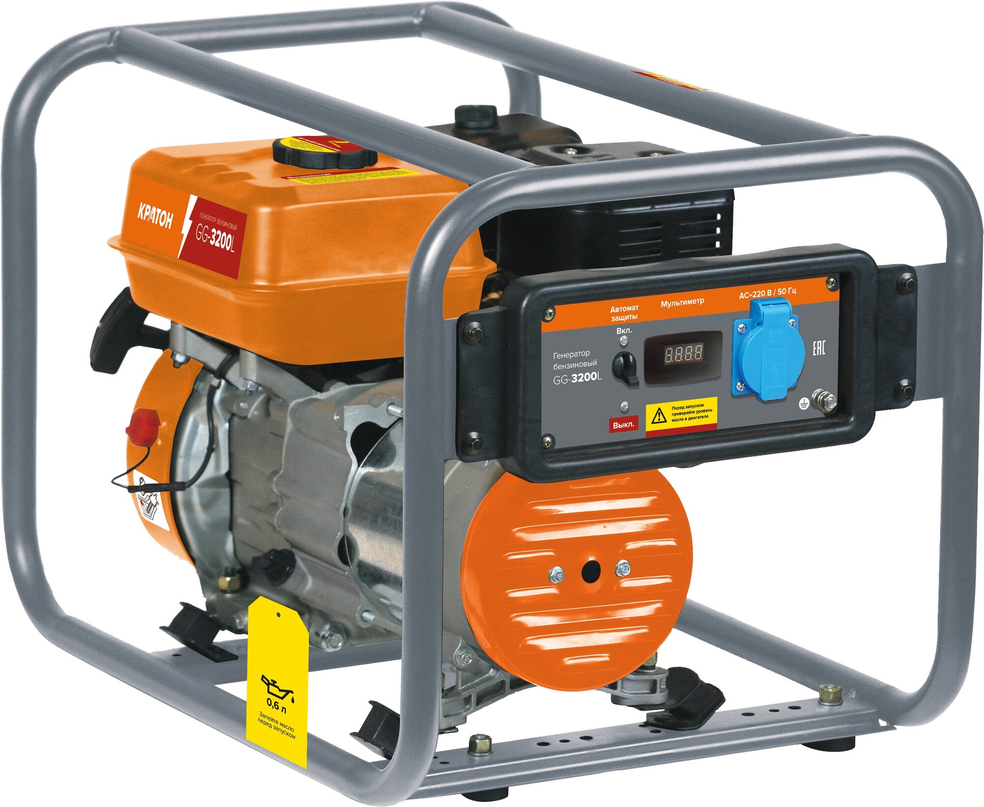 Электрогенератор   бензиновый Кратон GG-3200L 9057754 STDN-0081851
