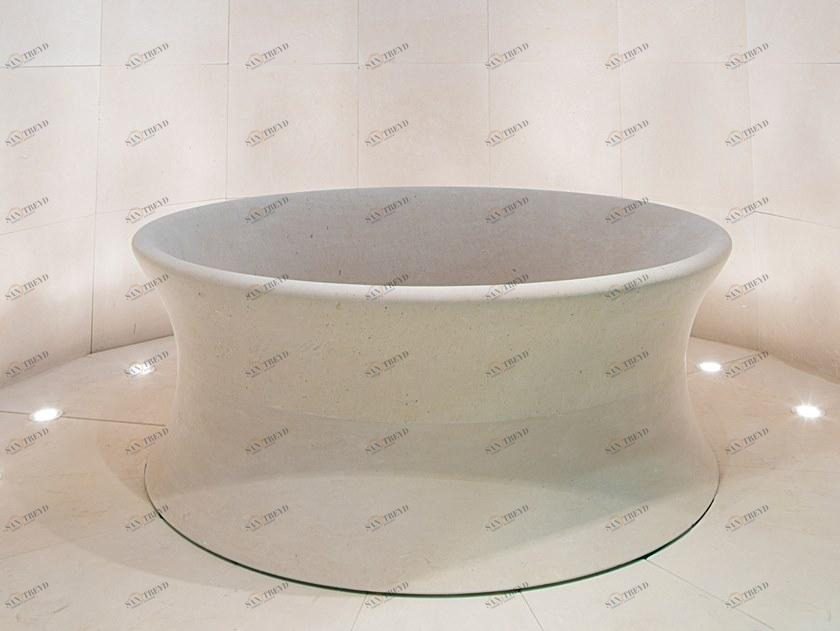 PIMAR Отдельностоящая ванна из камня Лечче  Ab31 