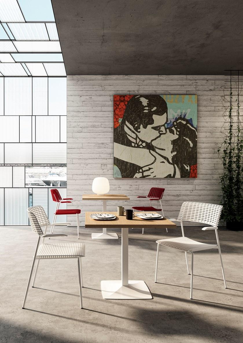 Quadrifoglio Штабелируемый стул из полипропилена sun-id-1501481 - Вид №2