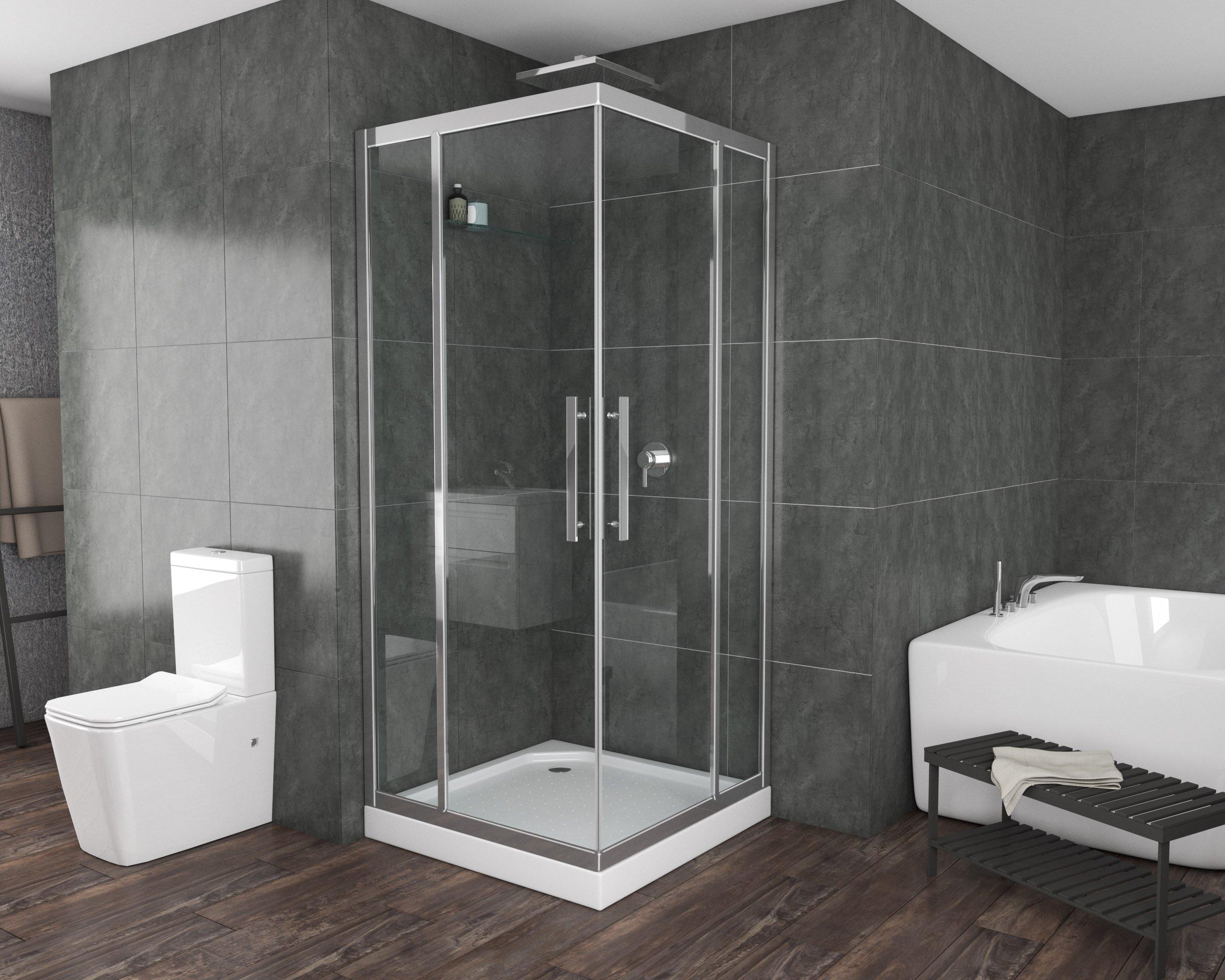 Душевое ограждение GROSSMAN PR-90SQ (90x90x200)  - Вид №1