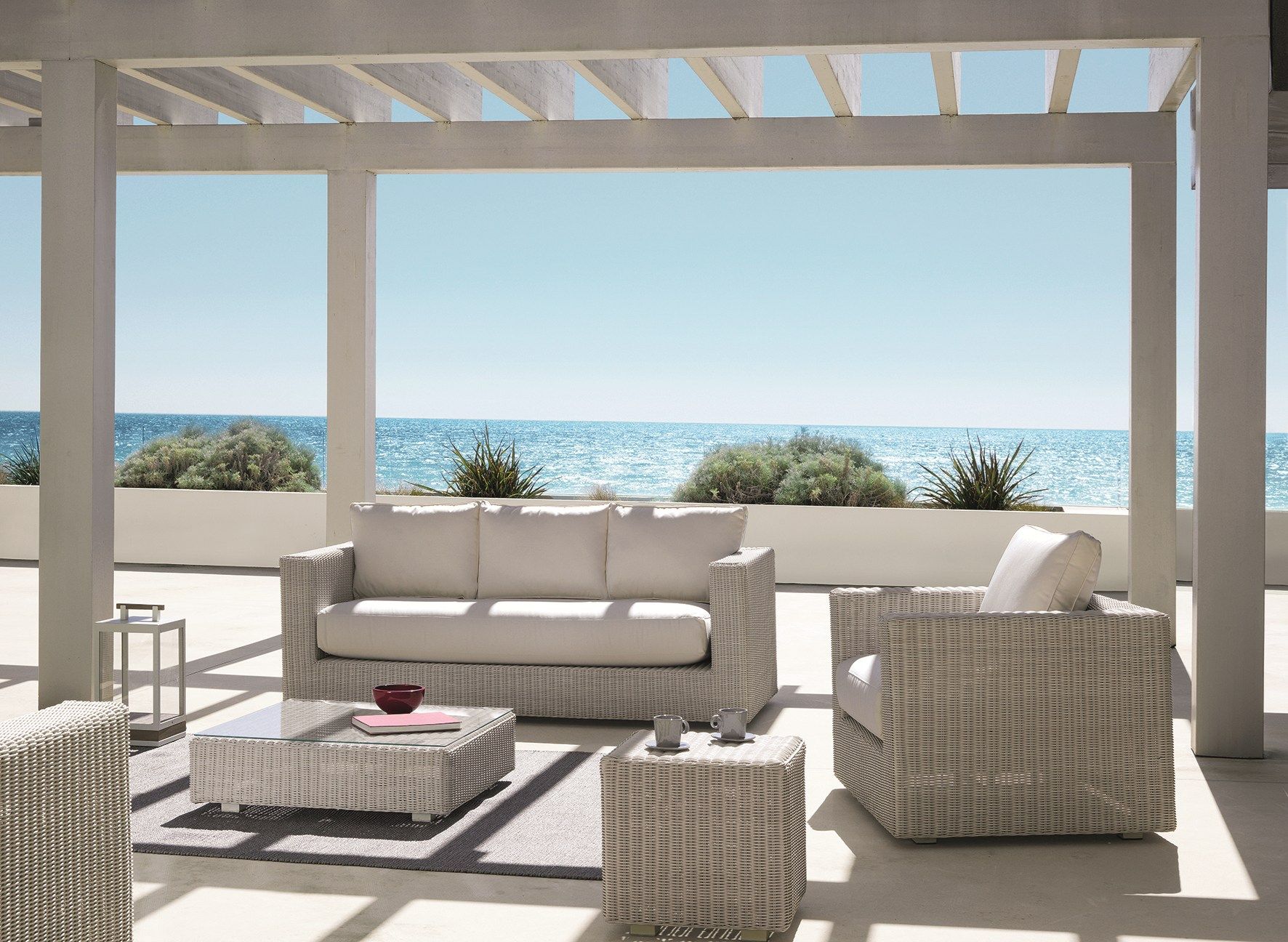 3-местный садовый диван Ethimo EtWick® ARCH-00129246 - Вид №5