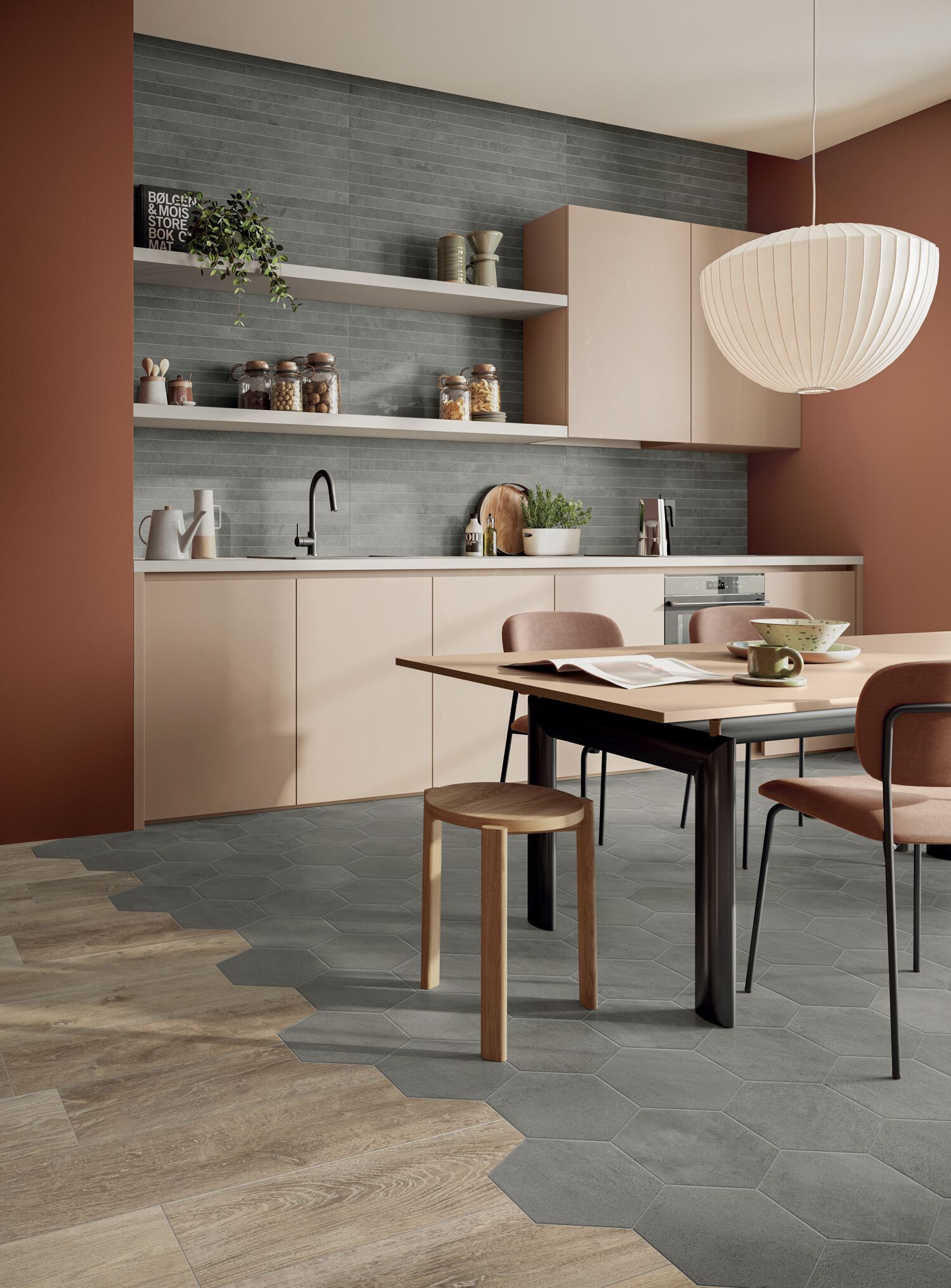 Пол / облицовка керамогранита с эффектом камня Panaria Ceramica La Matiére ARCH-00035249 - Вид №4