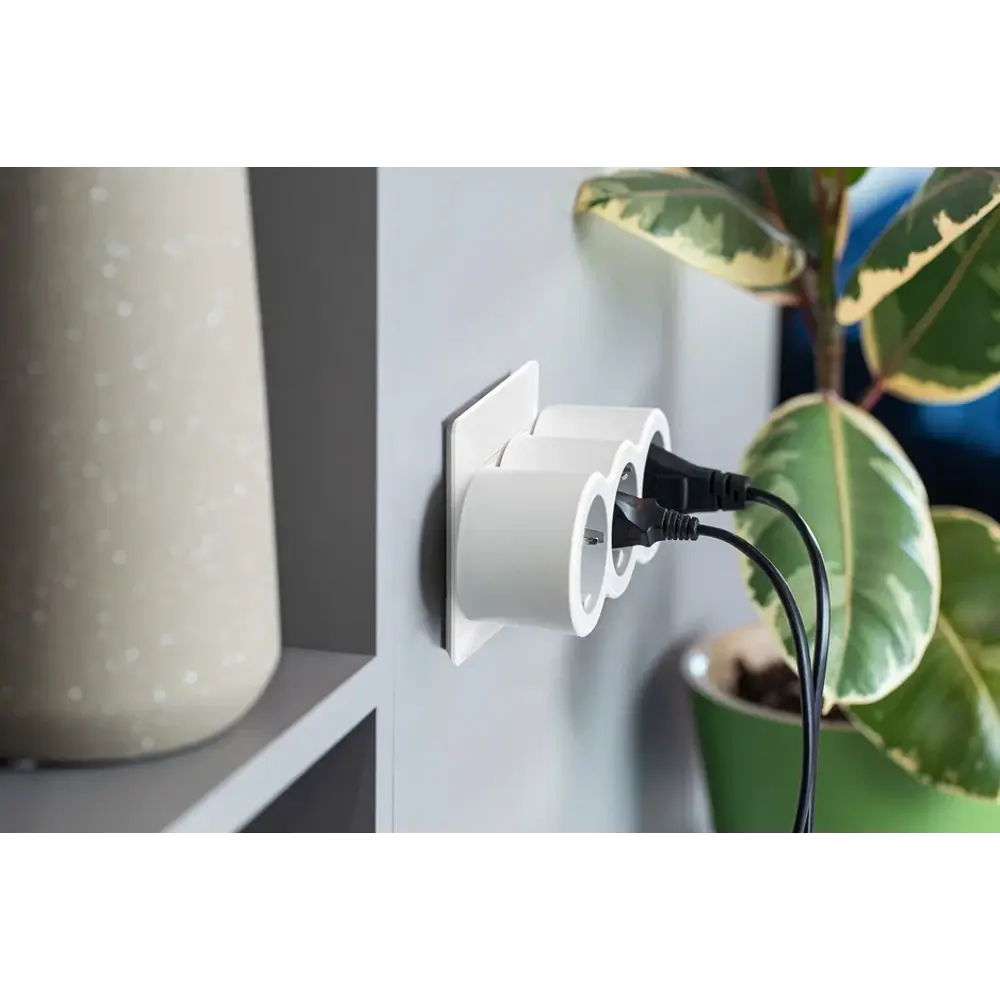 Разветвитель Legrand 3 розетки с заземлением 16 А цвет белый STLM-2013078 - Вид №8