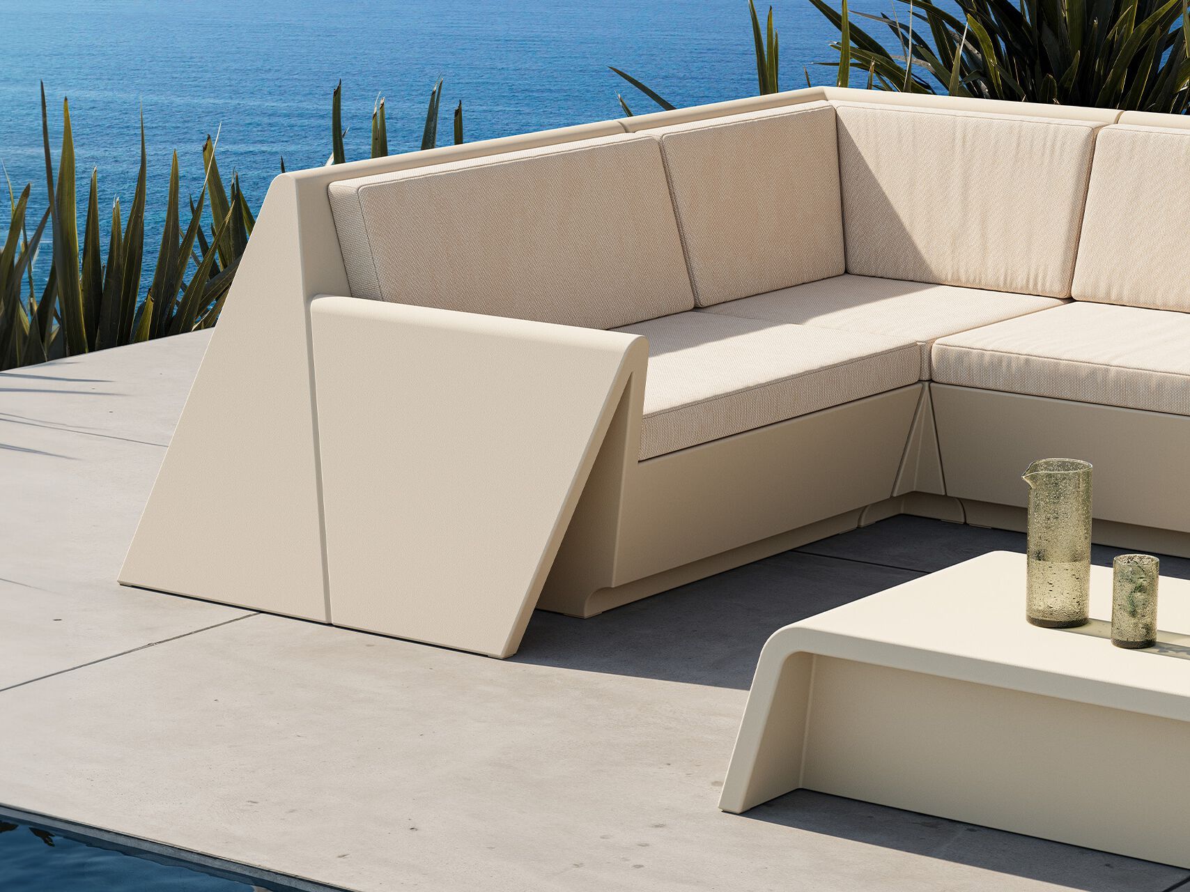 Модульный садовый диван Vondom Rest ARCH-00111906 - Вид №5