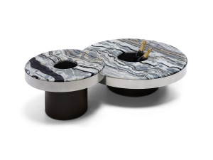 Круглый журнальный столик с держателем льда