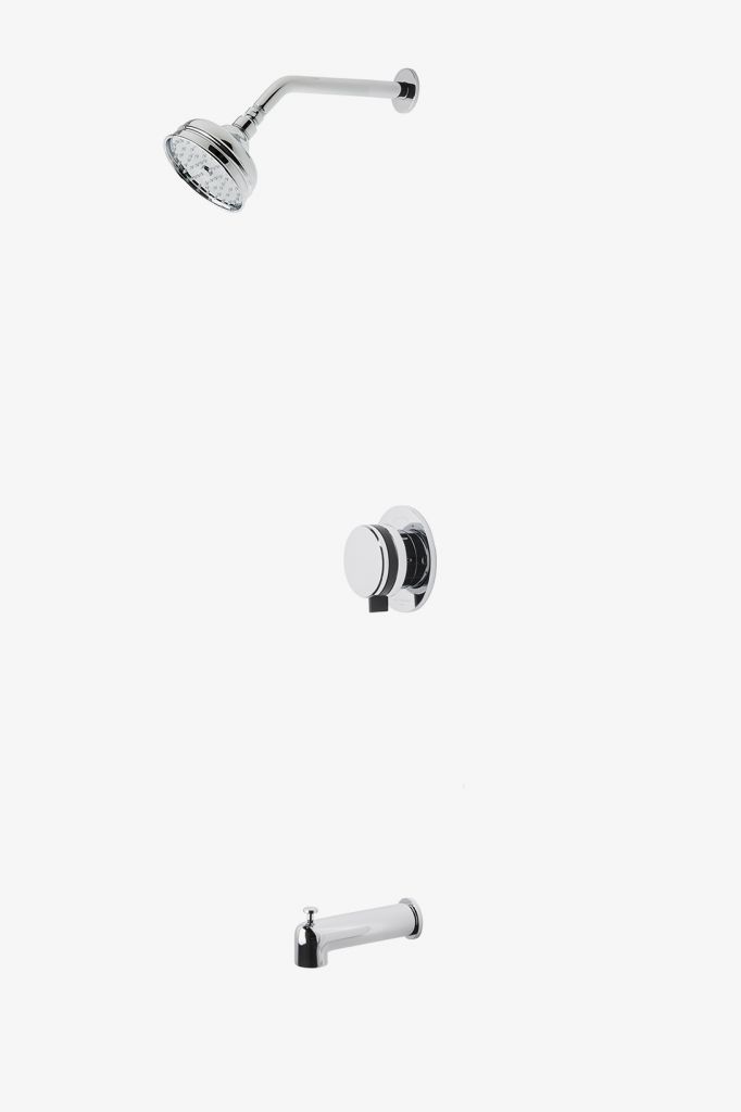 DBSP05 Душевая система с балансировкой давления в децибелах, 5-дюймовая розетка для душа и излив для ванны Waterworks 