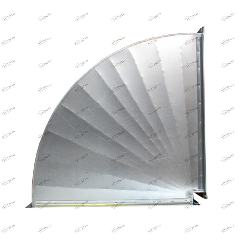 Отвод 90º прямоугольный (оц. сталь) 600х350 Santreyd sun-id-683622