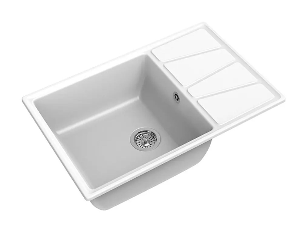 90557533 Мойка под столешницу Эко-м Эком 50x78x20 см искусственный камень цвет иней STLM-0280842