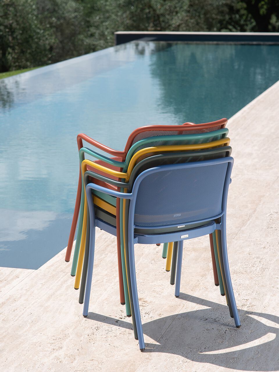 Стальной садовый стул с подлокотниками emu кафе ARCH-00078509 - Вид №7