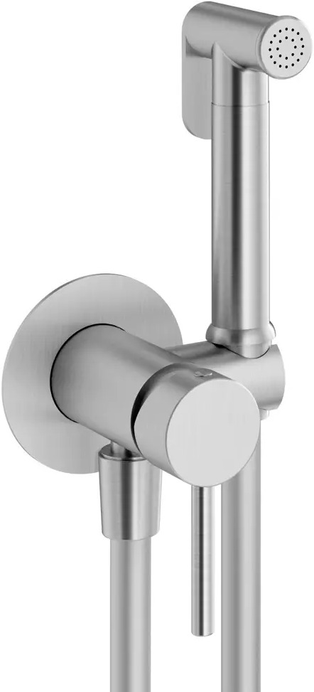 91720117 Комплект гигиенического душа Plumberia Selection IXO XO2000CS, Хром брашированный STLM-0983155
