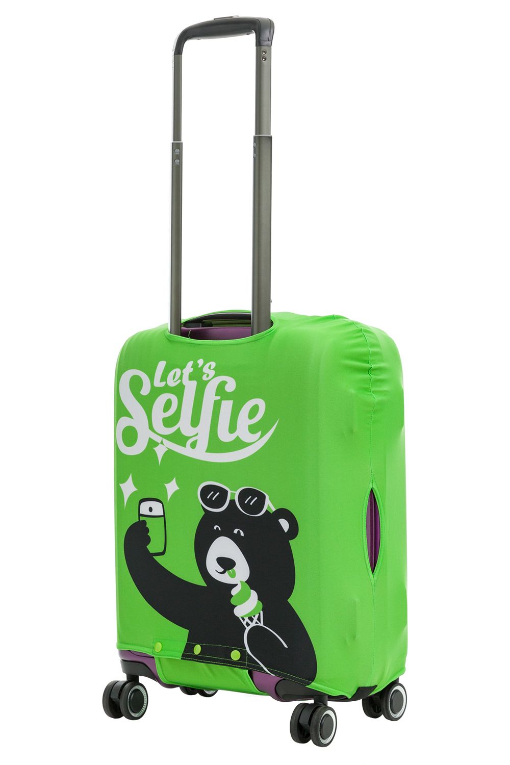 EBH616-S Чехол для чемодана малый Lets Selfie Eberhart  - Вид №1